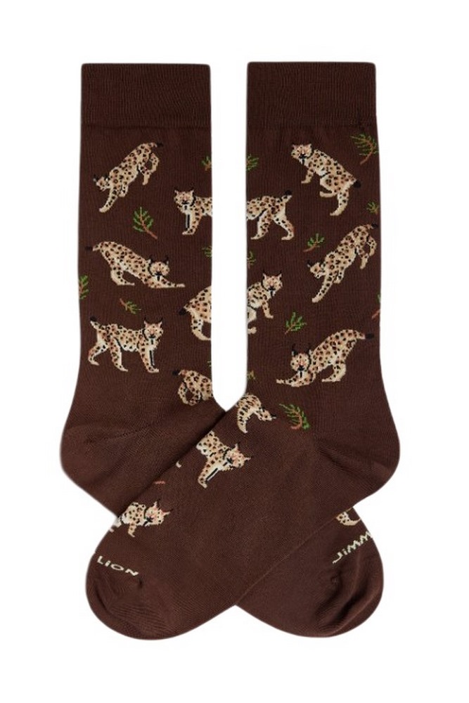 JIMMY LION LYNX SOCKS UNISEX ΚΑΛΤΣΕΣ BROWN