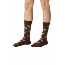 JIMMY LION LYNX SOCKS UNISEX ΚΑΛΤΣΕΣ BROWN