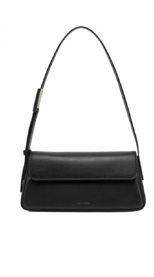 CALVIN KLEIN JEANS BELTED SMALL SHOULDER BAG ΤΣΑΝΤΑ ΓΥΝΑΙΚΕΙΑ BLACK