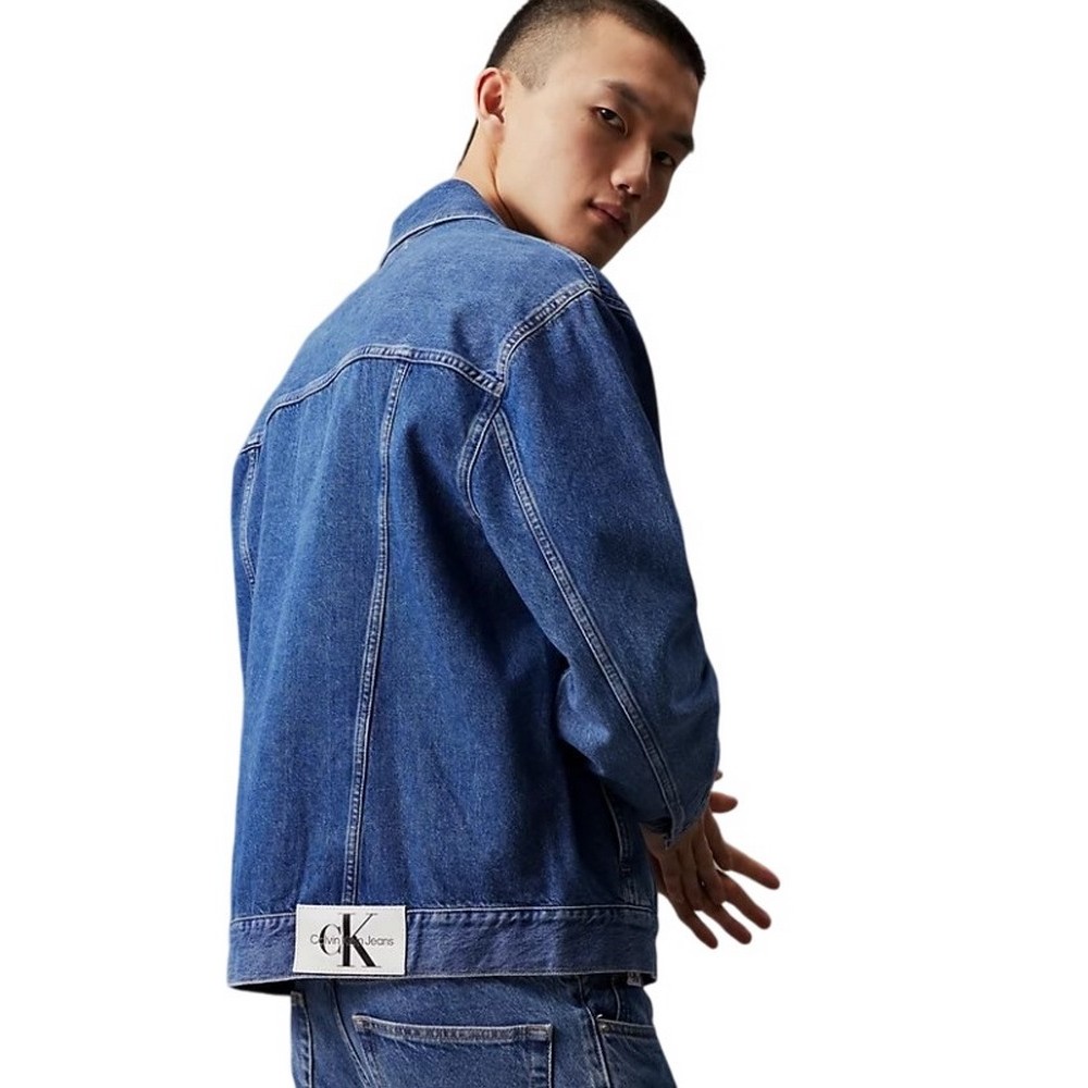 CALVIN KLEIN JEANS REGULAR 90s DENIM JACKET ΜΠΟΥΦΑΝ ΑΝΔΡΙΚΟ BLUΕ DENIM