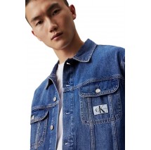 CALVIN KLEIN JEANS REGULAR 90s DENIM JACKET ΜΠΟΥΦΑΝ ΑΝΔΡΙΚΟ BLUΕ DENIM