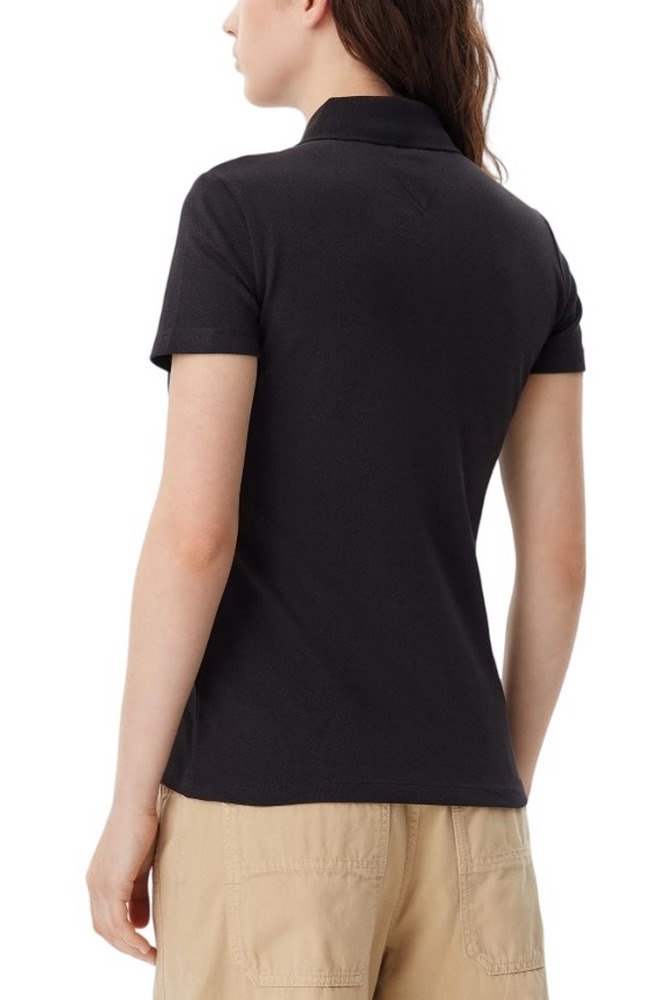 TOMMY JEANS SLIM ESSENTIAL POLO T-SHIRT ΜΠΛΟΥΖΑ ΓΥΝΑΙΚΕΙΑ BLACK