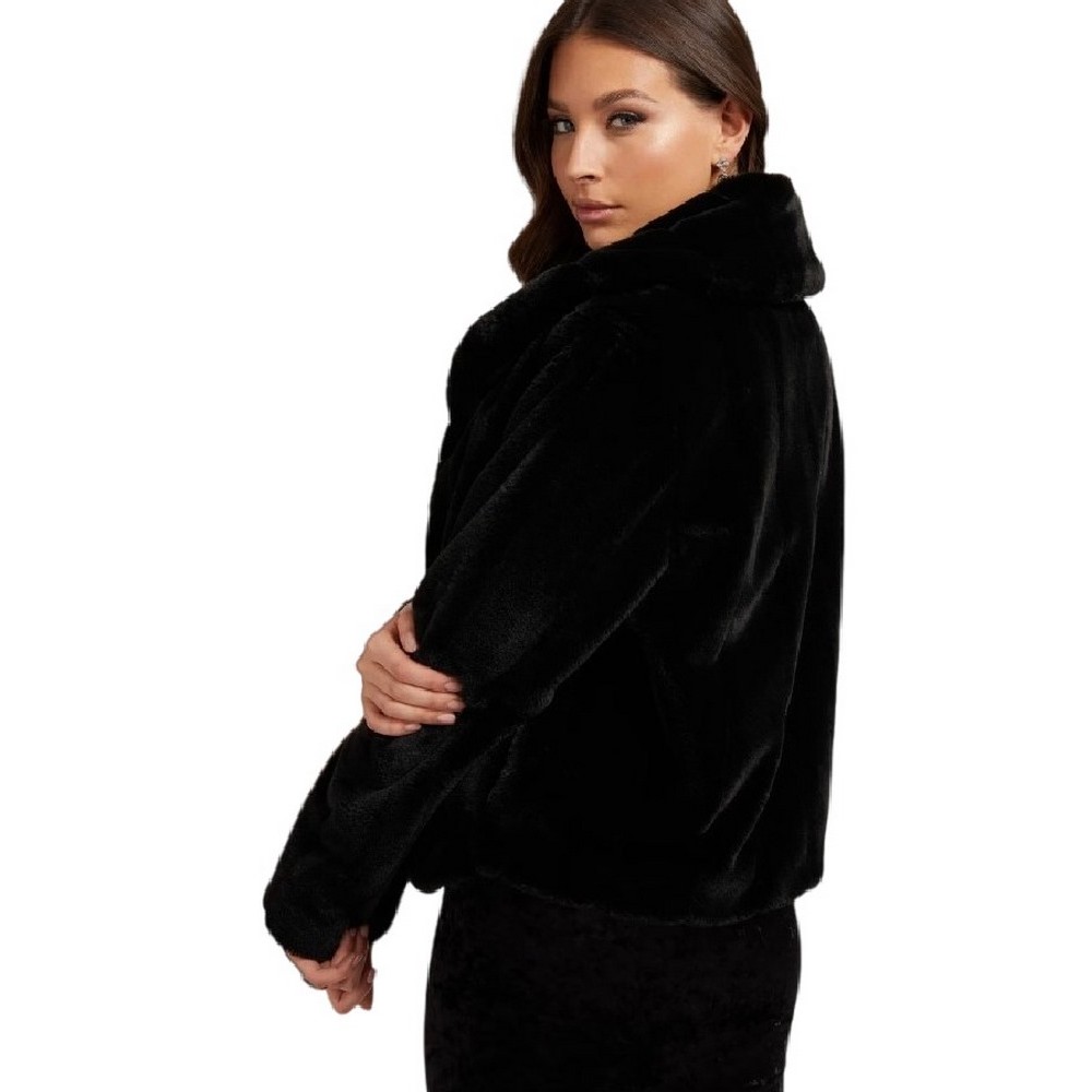 GUESS NEW SOPHY JACKET ΠΑΛΤΟ ΓΟΥΝΑ ΓΥΝΑΙΚΕΙΟ BLACK