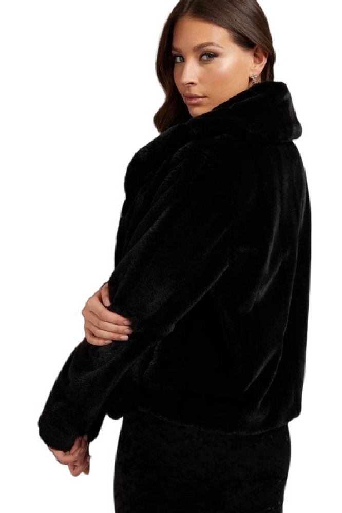 GUESS NEW SOPHY JACKET ΜΠΟΥΦΑΝ ΓΟΥΝΑΚΙ ΓΥΝΑΙΚΕΙΟ BLACK