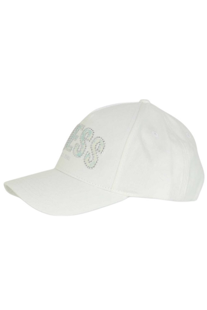 GUESS INES COTTON CAP ΚΑΠΕΛΟ ΓΥΝΑΙΚΕΙΟ WHITE