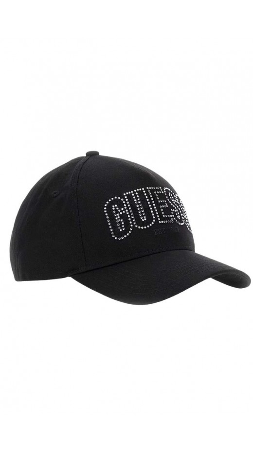 GUESS INES COTTON CAP ΚΑΠΕΛΟ ΓΥΝΑΙΚΕΙΟ BLACK