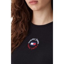 TOMMY JEANS BODYCON LOGO 2 DRESS ΦΟΡΕΜΑ ΓΥΝΑΙΚΕΙΟ BLACK