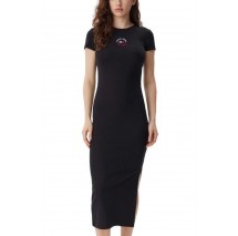 TOMMY JEANS BODYCON LOGO 2 DRESS ΦΟΡΕΜΑ ΓΥΝΑΙΚΕΙΟ BLACK