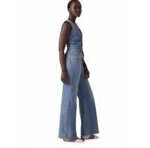 LEVIS® DNM VEST WIDELG JUMPSUIT WORN IN ΤΖΙΝ ΟΛΟΣΩΜΗ ΦΟΡΜΑ ΓΥΝΑΙΚΕΙΑ MED INDIGO