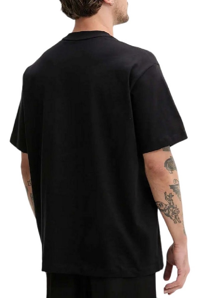 GUESS JEANS SS CN OS EMBROIDE ΜΠΛΟΥΖΑ ΑΝΔΡΙΚΗ BLACK