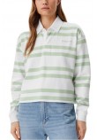 GUESS JEANS LS RUGBY POLO SHIRT ΜΠΛΟΥΖΑ ΓΥΝΑΙΚΕΙΑ GREEN