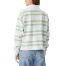 GUESS JEANS LS RUGBY POLO SHIRT ΜΠΛΟΥΖΑ ΓΥΝΑΙΚΕΙΑ GREEN