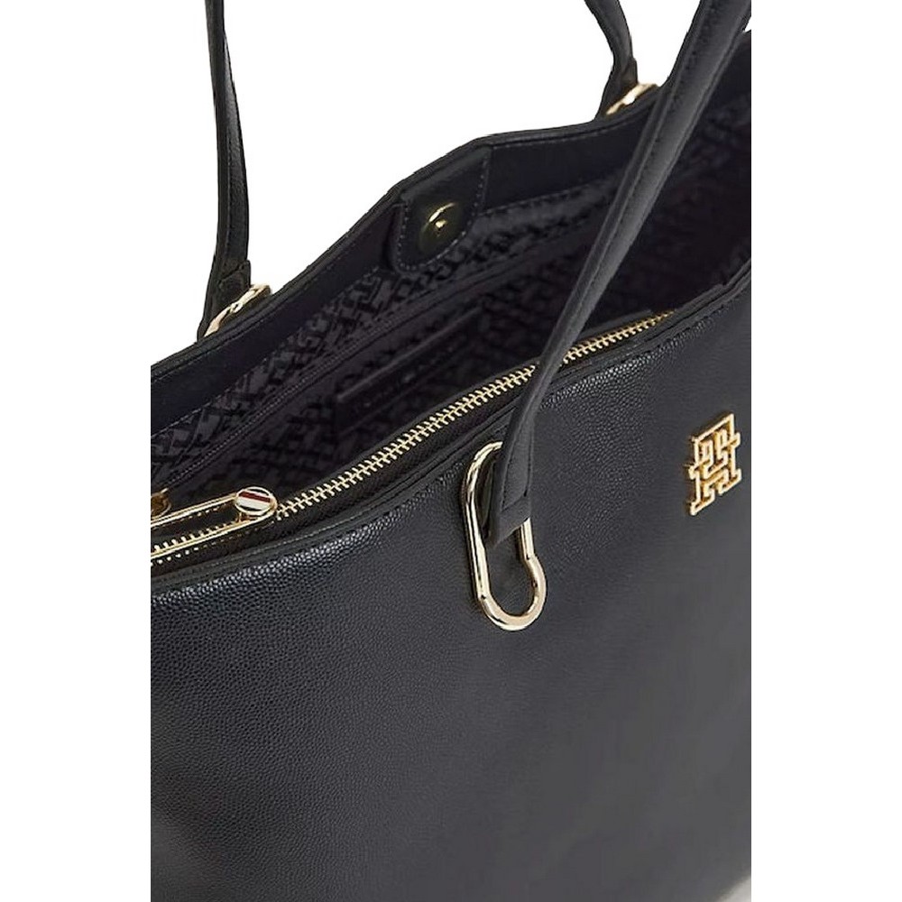 TOMMY HILFIGER TH TIMELESS WORKBAG ΤΣΑΝΤΑ  ΓΥΝΑΙΚΕΙΑ BLACK