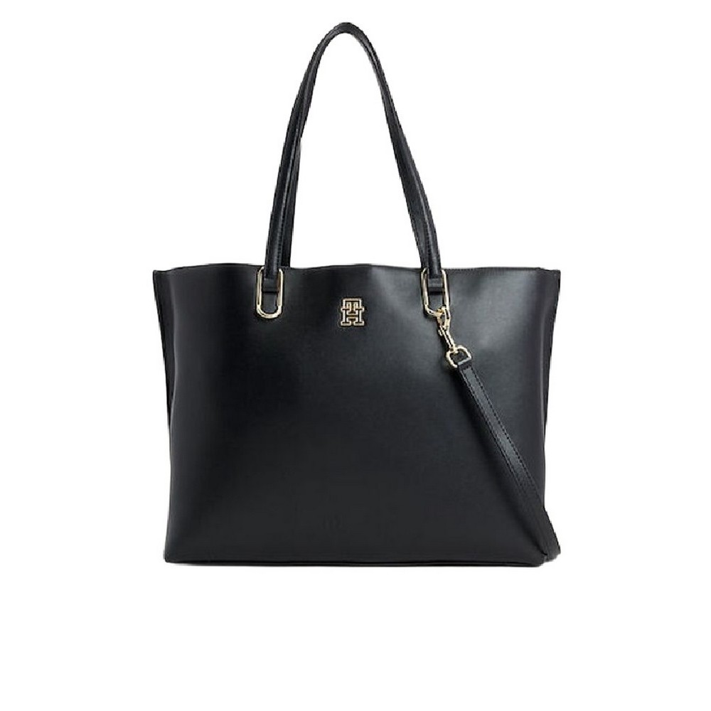 TOMMY HILFIGER TH TIMELESS WORKBAG ΤΣΑΝΤΑ  ΓΥΝΑΙΚΕΙΑ BLACK
