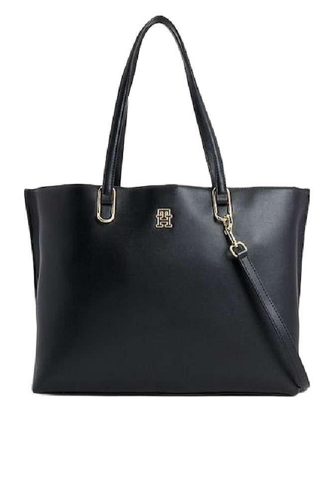 TOMMY HILFIGER TH TIMELESS WORKBAG ΤΣΑΝΤΑ  ΓΥΝΑΙΚΕΙΑ BLACK