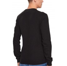 CALVIN KLEIN JEANS WAFFLE LS TEE ΜΠΛΟΥΖΑ ΑΝΔΡΙΚΗ BLACK