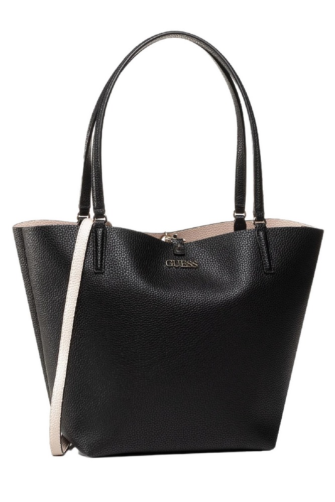 GUESS ALBY TOGGLE TOTE ΤΣΑΝΤΑ ΓΥΝΑΙΚΕΙΑ BLACK