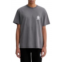 TOMMY JEANS RLX CREST PLAY TEE T-SHIRT ΜΠΛΟΥΖΑ ΑΝΔΡΙΚΗ WASHED BLACK