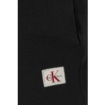 CALVIN KLEIN JEANS EU 350TERRY BADGE SHORT ΒΕΡΜΟΥΔΑ ΑΝΔΡΙΚΗ BLACK