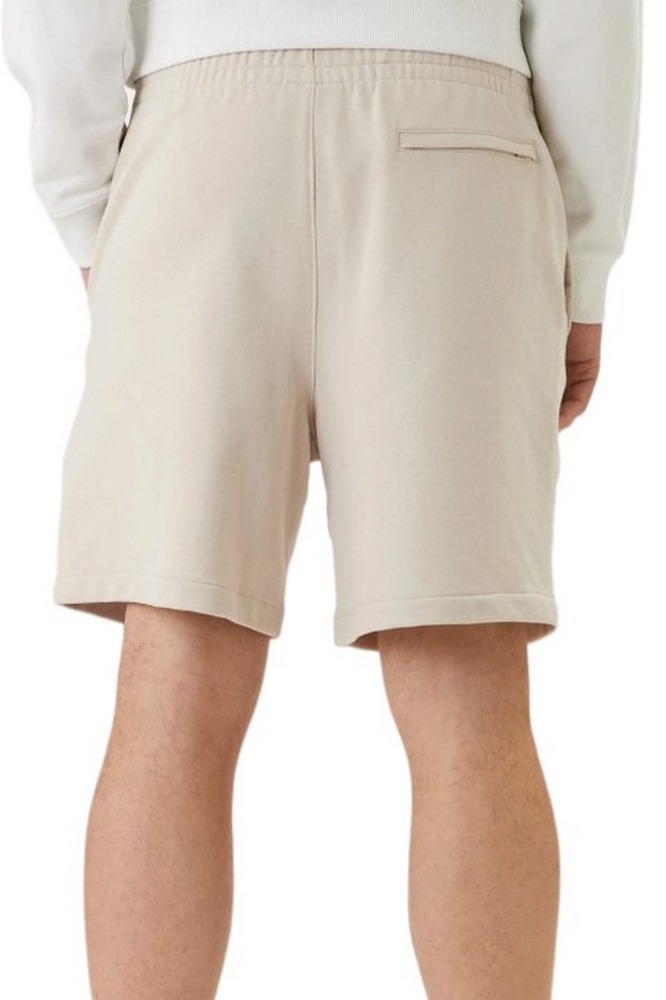 CALVIN KLEIN JEANS EU 350TERRY BADGE SHORT ΒΕΡΜΟΥΔΑ ΑΝΔΡΙΚΗ BEIGE
