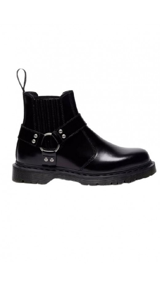 DR.MARTENS 2976 HARNESS ANALINE 41387001 ΜΠΟΤΑΚΙ KONTO ΑΝΔΡΙΚΟ BLACK