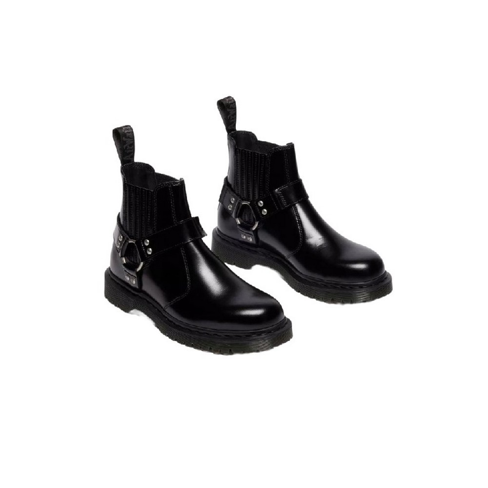 DR.MARTENS 2976 HARNESS ANALINE 41387001 ΜΠΟΤΑΚΙ KONTO ΑΝΔΡΙΚΟ BLACK