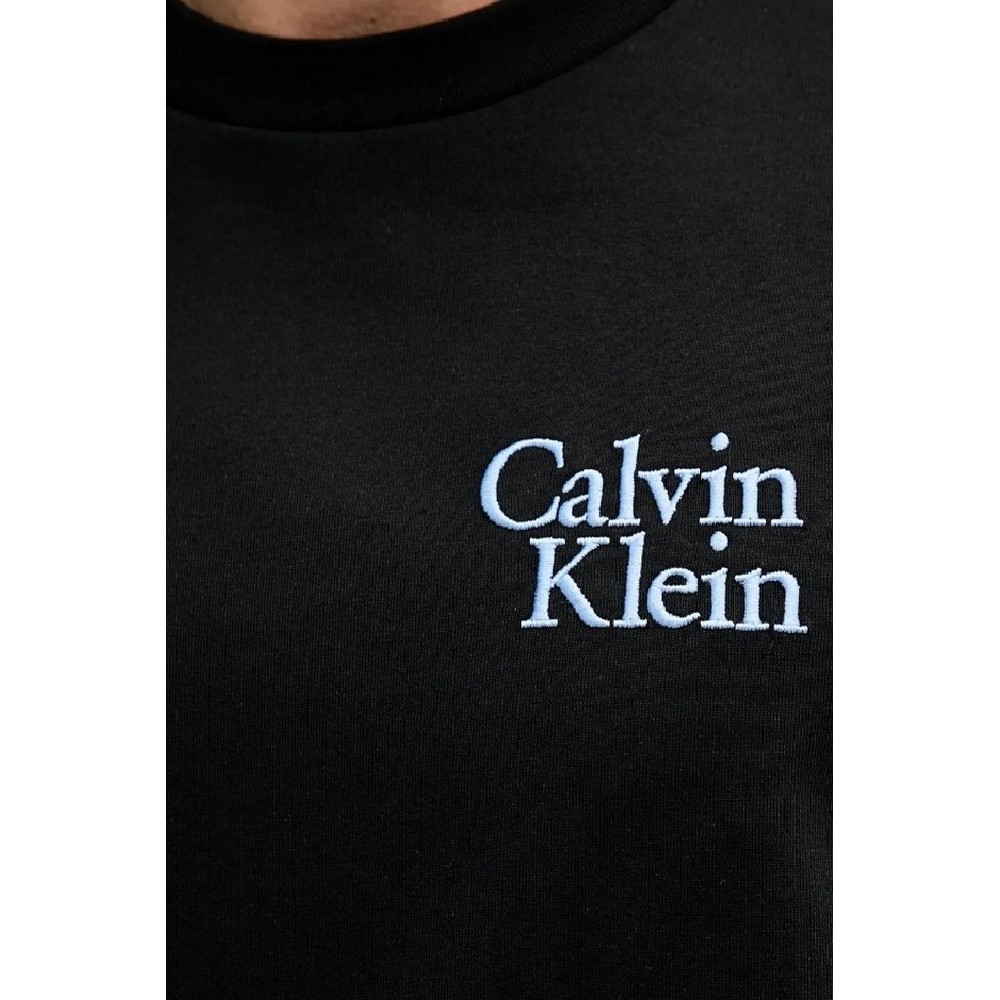 CALVIN KLEIN JEANS CLVN RSRT SCR T-SHIRT ΜΠΛΟΥΖΑ ΑΝΔΡΙΚΗ BLACK