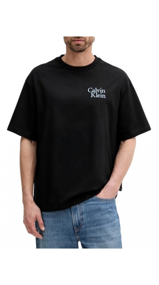 CALVIN KLEIN JEANS CLVN RSRT SCR T-SHIRT ΜΠΛΟΥΖΑ ΑΝΔΡΙΚΗ BLACK