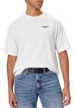 CALVIN KLEIN JEANS LOGO BACK PRINT T-SHIRT ΜΠΛΟΥΖΑ ΑΝΔΡΙΚΗ WHITE
