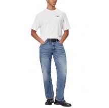 CALVIN KLEIN JEANS LOGO BACK PRINT T-SHIRT ΜΠΛΟΥΖΑ ΑΝΔΡΙΚΗ WHITE