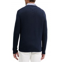 TOMMY JEANS SLIM ESS SWEATER EXT ΜΠΛΟΥΖΑ ΠΛΕΚΤΗ ΑΝΔΡΙΚΗ DARK NAVY