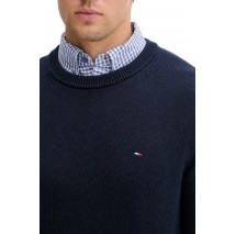 TOMMY JEANS SLIM ESS SWEATER EXT ΜΠΛΟΥΖΑ ΠΛΕΚΤΗ ΑΝΔΡΙΚΗ DARK NAVY