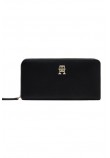 TOMMY HILFIGER LOGOTAPE LRG ZA ΠΟΡΤΟΦΟΛΙ ΓΥΝΑΙΚΕΙΟ BLACK