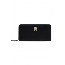 TOMMY HILFIGER LOGOTAPE LRG ZA ΠΟΡΤΟΦΟΛΙ ΓΥΝΑΙΚΕΙΟ BLACK