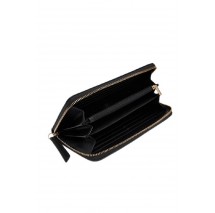 TOMMY HILFIGER LOGOTAPE LRG ZA ΠΟΡΤΟΦΟΛΙ ΓΥΝΑΙΚΕΙΟ BLACK
