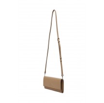 CALVIN KLEIN JEANS SCULPTED LONG FOLD STRAP WALLET ΠΟΡΤΟΦΟΛΙ ΓΥΝΑΙΚΕΙΟ BEIGE