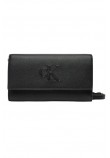 CALVIN KLEIN JEANS SCULPTED LONG FOLD STRAP WALLET ΠΟΡΤΟΦΟΛΙ ΓΥΝΑΙΚΕΙΟ BLACK