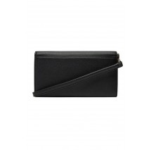 CALVIN KLEIN JEANS SCULPTED LONG FOLD STRAP WALLET ΠΟΡΤΟΦΟΛΙ ΓΥΝΑΙΚΕΙΟ BLACK