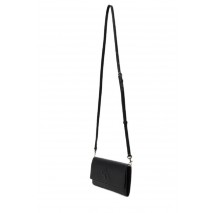 CALVIN KLEIN JEANS SCULPTED LONG FOLD STRAP WALLET ΠΟΡΤΟΦΟΛΙ ΓΥΝΑΙΚΕΙΟ BLACK