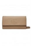 CALVIN KLEIN JEANS SCULPTED LONG FOLD STRAP WALLET ΠΟΡΤΟΦΟΛΙ ΓΥΝΑΙΚΕΙΟ BEIGE