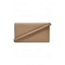 CALVIN KLEIN JEANS SCULPTED LONG FOLD STRAP WALLET ΠΟΡΤΟΦΟΛΙ ΓΥΝΑΙΚΕΙΟ BEIGE