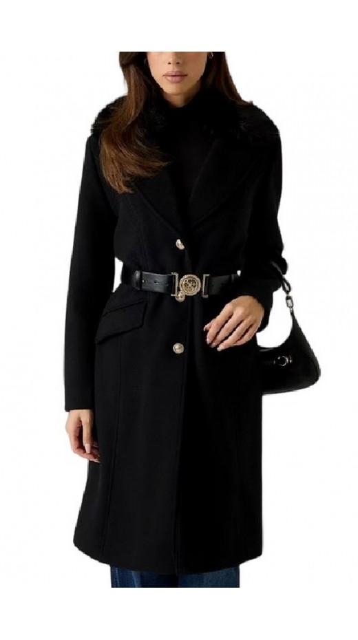 GUESS NEW PATRICE BELTED COAT ΠΑΛΤΟ ΓΥΝΑΙΚΕΙΟ BLACK
