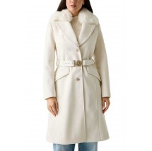 GUESS NEW PATRICE BELTED COAT ΠΑΛΤΟ ΓΥΝΑΙΚΕΙΟ WHITE