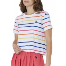 U.S.POLO ASSN LIBY 000270 EH03 T-SHIRT SS ΜΠΛΟΥΖΑ ΓΥΝΑΙΚΕΙΑ MULTI