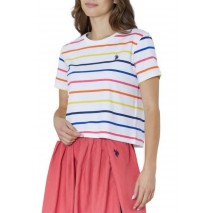 U.S.POLO ASSN LIBY 000270 EH03 T-SHIRT SS ΜΠΛΟΥΖΑ ΓΥΝΑΙΚΕΙΑ MULTI