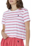 U.S.POLO ASSN LIBY 000270 EH03 T-SHIRT SS ΜΠΛΟΥΖΑ ΓΥΝΑΙΚΕΙΑ RED