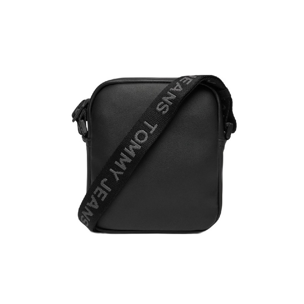 TOMMY JEANS ESS DAILY PU REPORTER ΤΣΑΝΤΑ ΑΝΔΡΙΚΗ BLACK