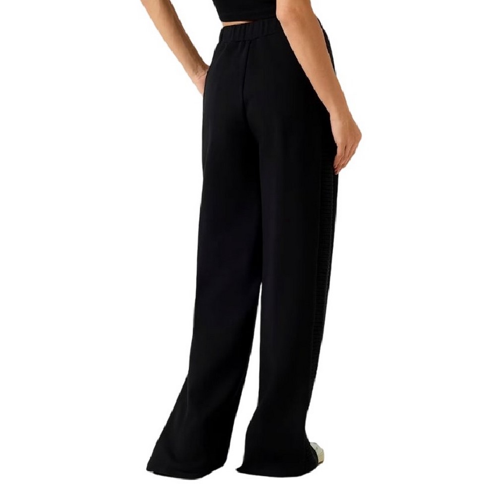 GUESS DORA WIDE LEG PANTS ΦΟΡΜΑ ΠΑΝΤΕΛΟΝΙ ΓΥΝΑΙΚΕΙΟ BLACK