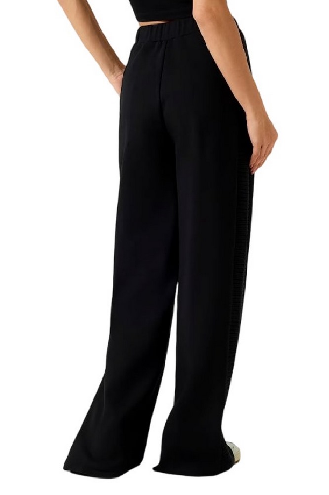 GUESS DORA WIDE LEG PANTS ΦΟΡΜΑ ΠΑΝΤΕΛΟΝΙ ΓΥΝΑΙΚΕΙΟ BLACK