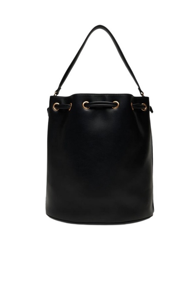CALVIN KLEIN RAISED CK LARGE BUCKET BAG ΤΣΑΝΤΑ ΓΥΝΑΙΚΕΙΑ BLACK